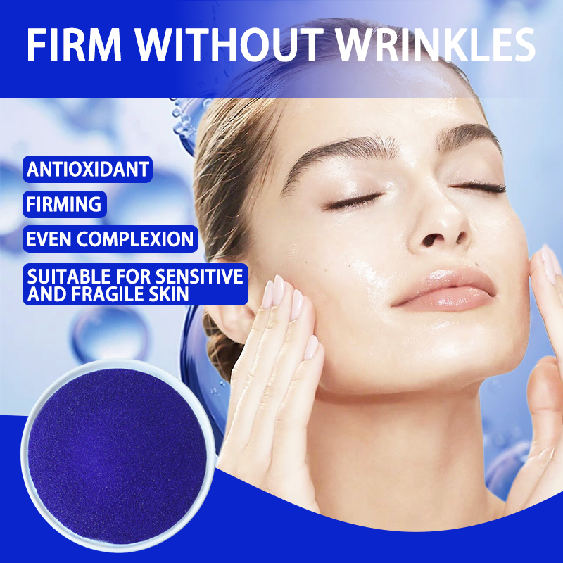 Cosmetic Ingredients Blue Copper Peptides Powder Copper Tripeptide-1 GHK-CU Copper Peptide