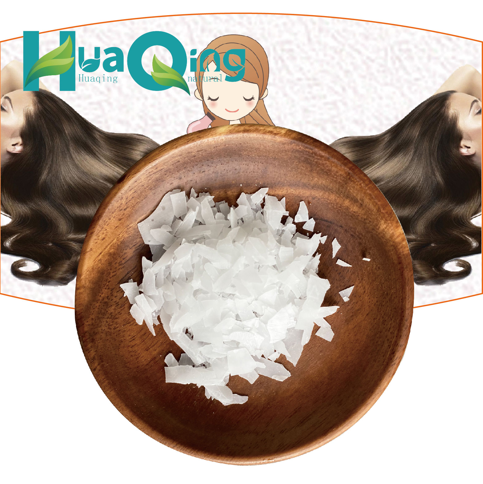 BTMS 50 Emulsifying Hair Care Surfactant Raw Material Hair Conditioner BTMS50