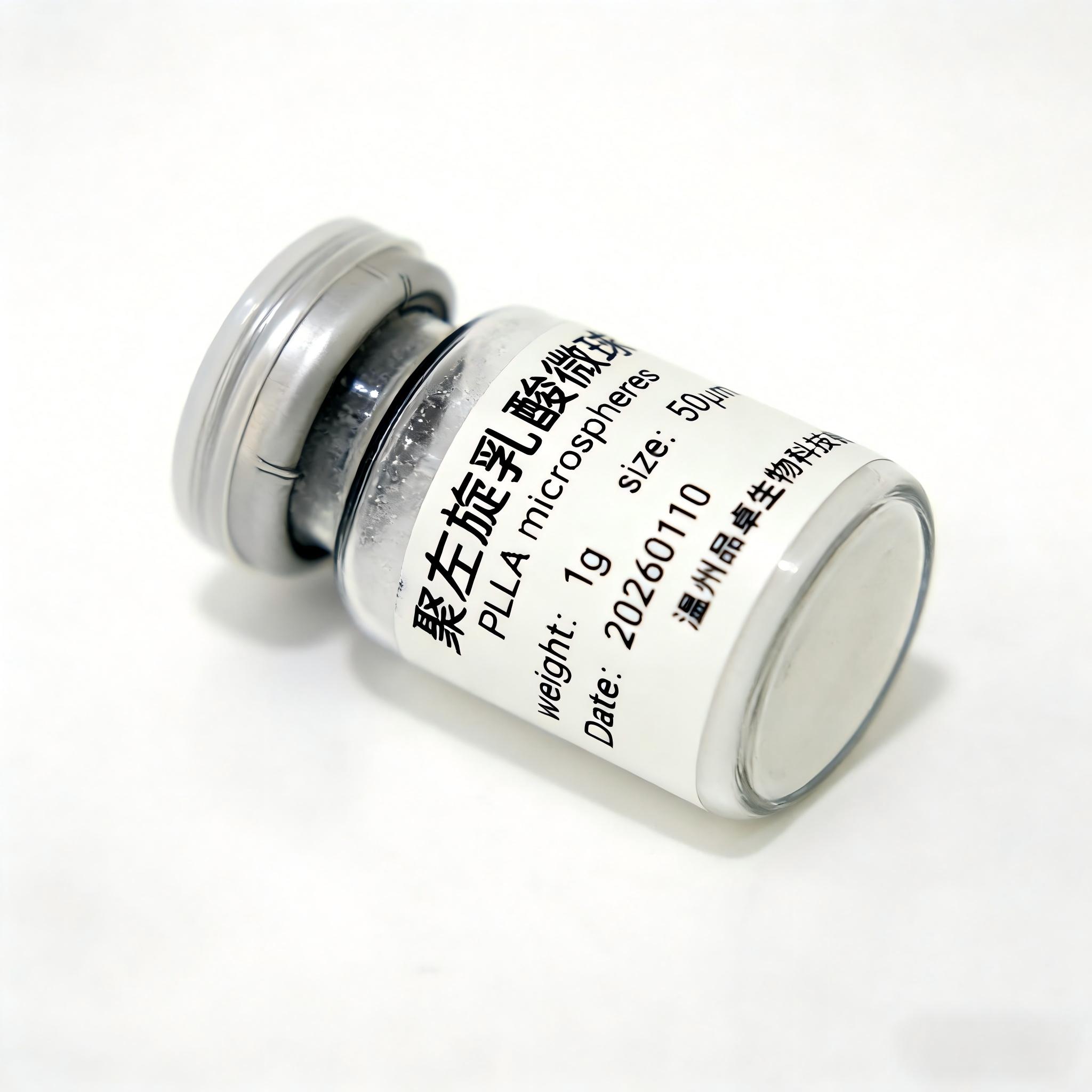 Low Inflammatory Polymeric Microspheres PLLA Microspheres for Anti-Aging Treatment Stable Material with Safe Application