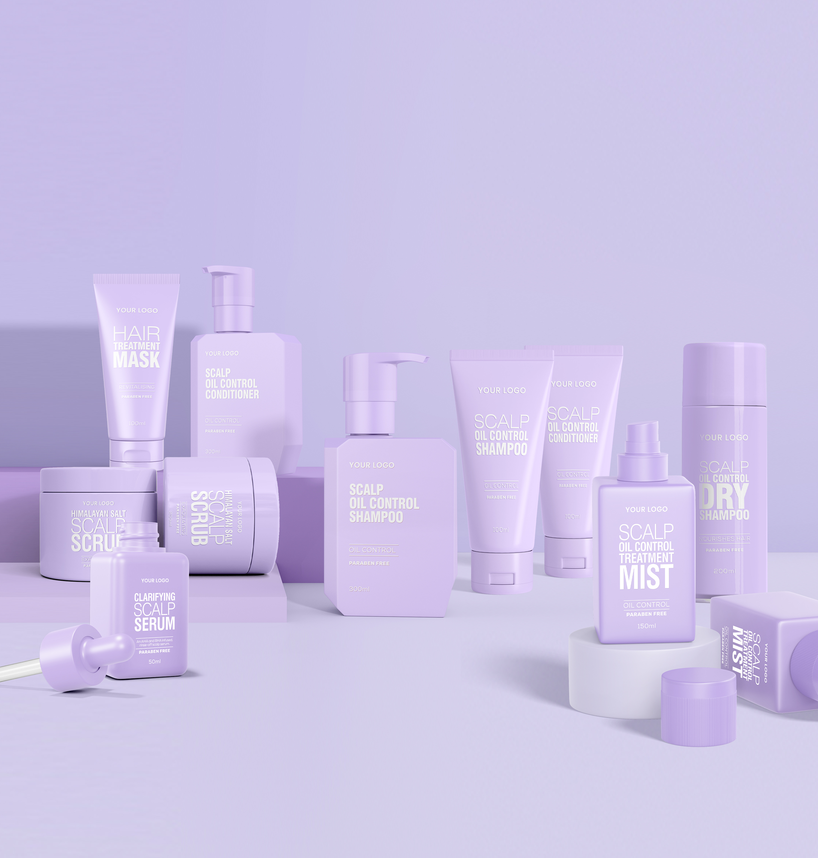 China Manufacturer Private Label Best Organic Natural Sea Salt Hair Exfoliator Scalp Scrub