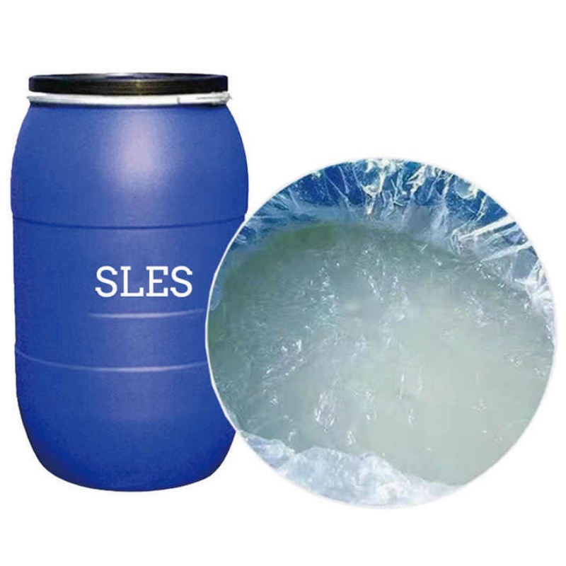 High Quality 70% Concentration SLES Sodium Lauryl Ether Sulfate Anionic Surfactant Detergent Foaming Material