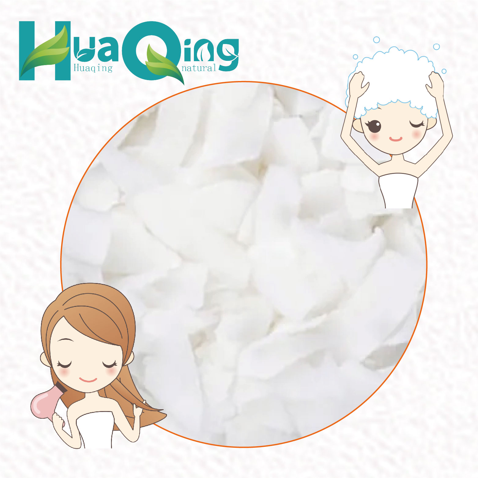 BTMS 50 Emulsifying Hair Care Surfactant Raw Material Hair Conditioner BTMS50