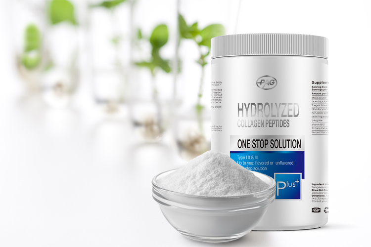 Custom Ingredients Marine Fish Pure Multi Skin Care Whitening Drink Protein Hydrolized Collagen Peptides Type 1 2 3 Powder