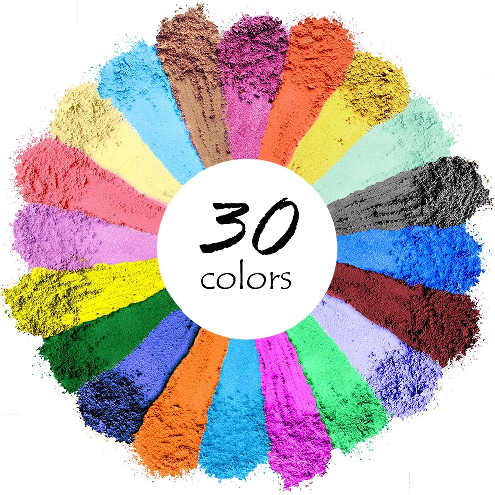 New Series Brighter Cosmetic Grade Skin Safe Soap Bath Bomb Colourful Natural Mica Powder for Paint Epoxy Resin Pearl Pigment