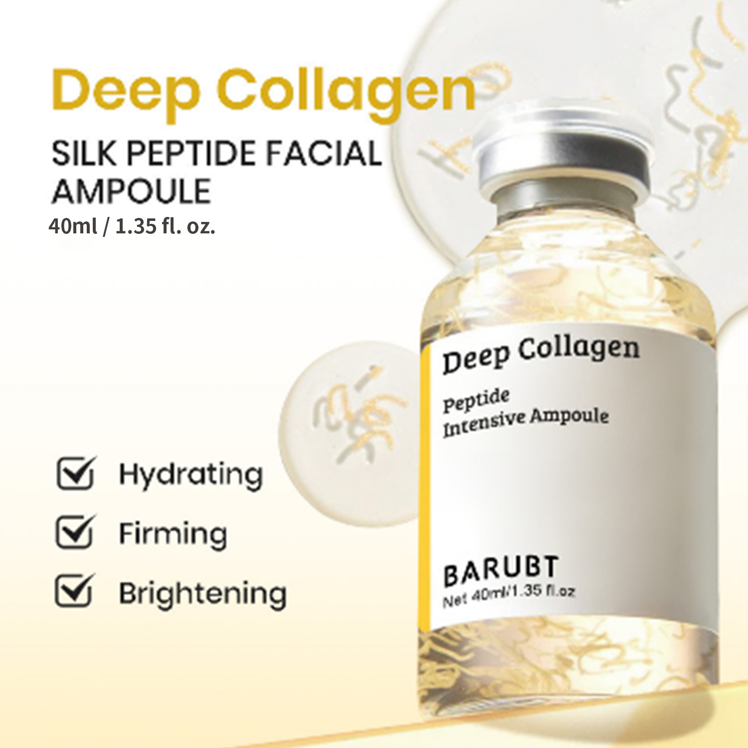 Silk Peptide Intensive Lifting Ampoule For Aesthetic Equipment Collagen Peptide Ampoule Multi-Peptide Complex Anti-Aging