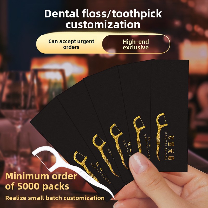 High-End Disposable Dental Floss Individually Packaged Toothpicks For Commercial Use For Restaurants Hotels Wholesale Available