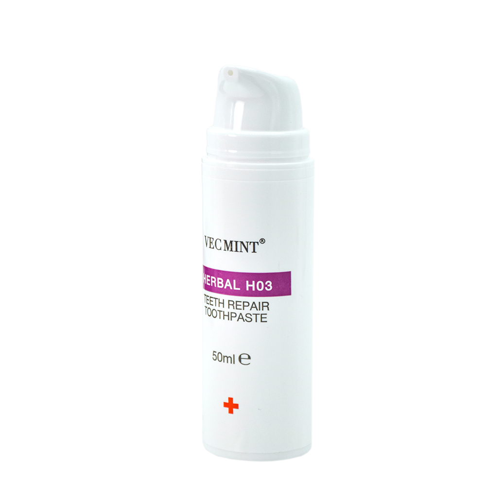 VECMINT Herbal H03 Teeth Repair Toothpaste - 50ml, With Natural Herbal Ingredients for Teeth Restoration
