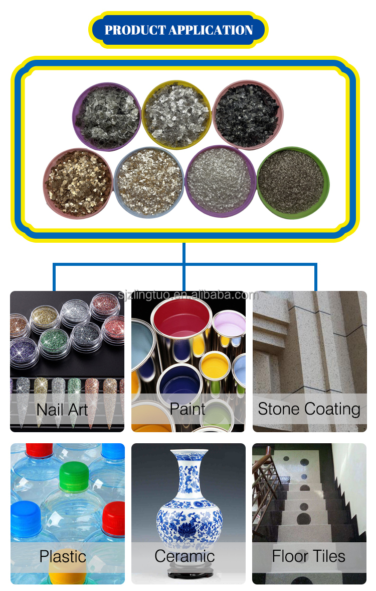 Dyed Mica application sample 1