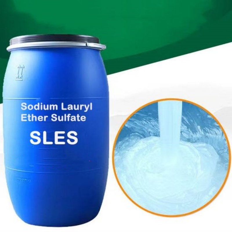 High Quality 70% Concentration SLES Sodium Lauryl Ether Sulfate Anionic Surfactant Detergent Foaming Material