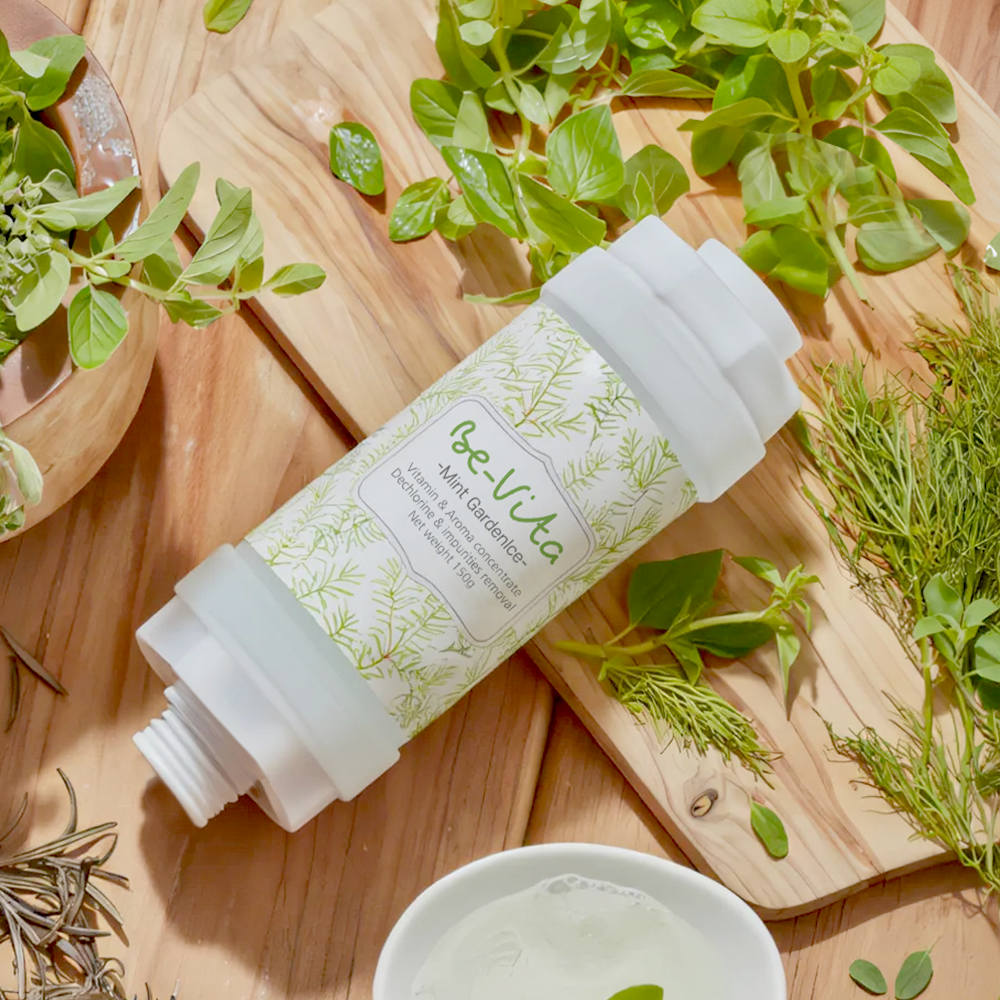 Mint Scent Non Toxic Material MSDS Test Report Vitamin Shower Filter Made In Korea Bevita Chlorine Removal Mint Garden Scent