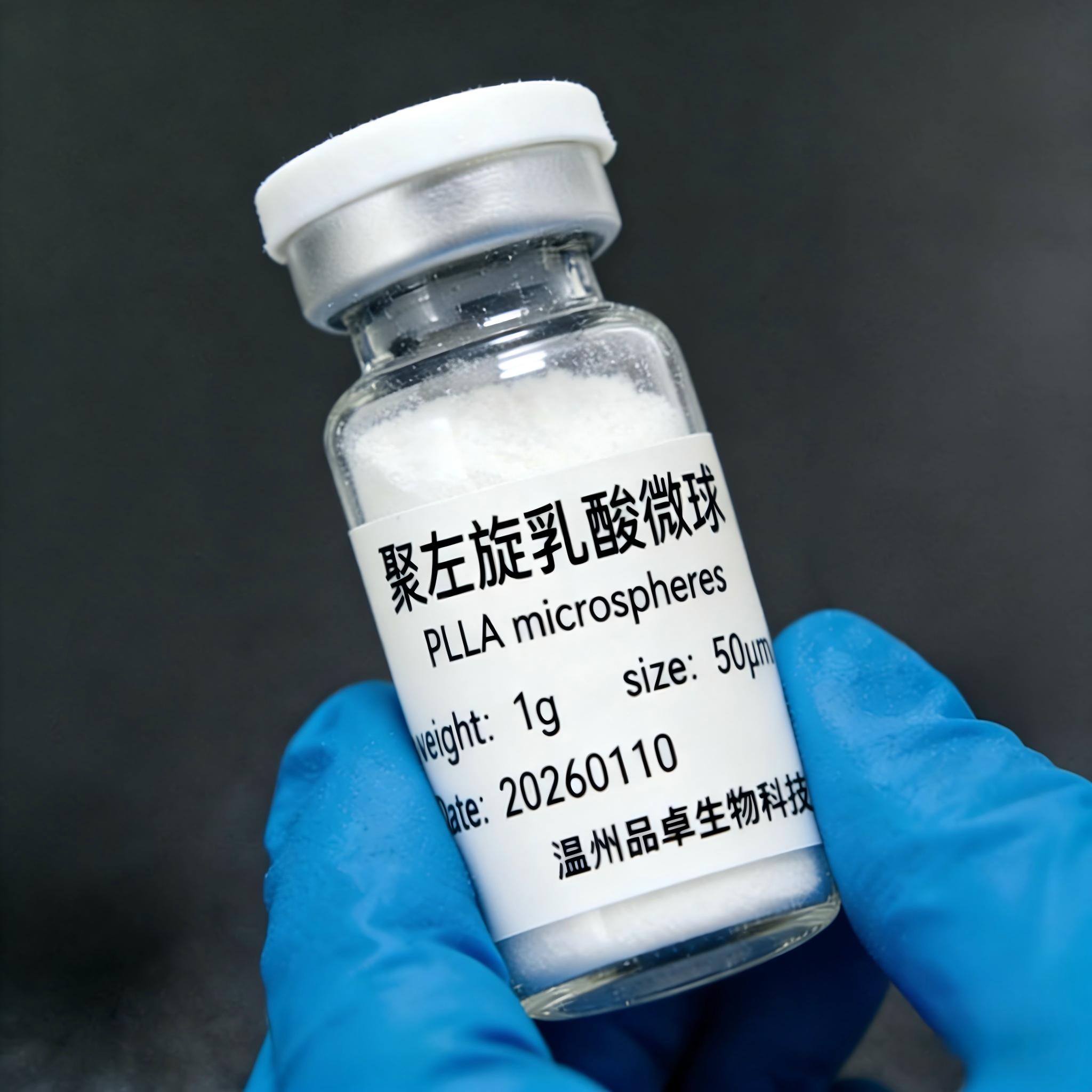 Low Inflammatory Polymeric Microspheres PLLA Microspheres for Anti-Aging Treatment Stable Material with Safe Application