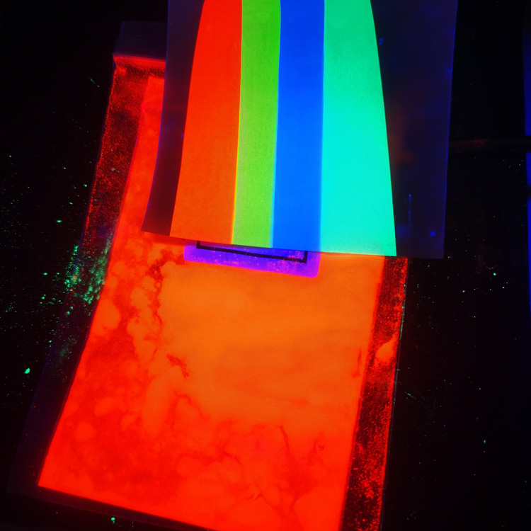 Invisible Sunlight 365nm/254nm Fluorescent UV Organic Powder Anti-Counterfeiting Pigment for Security Anti-counterfeiting Ink