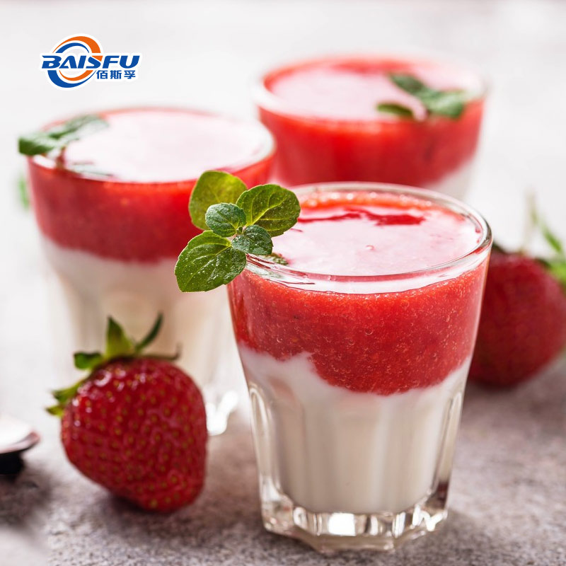 Food Grade Versatile Strawberry Lactate Extract Derived From Lactic Acid Fermentation for Yogurts &amp; Smoothies