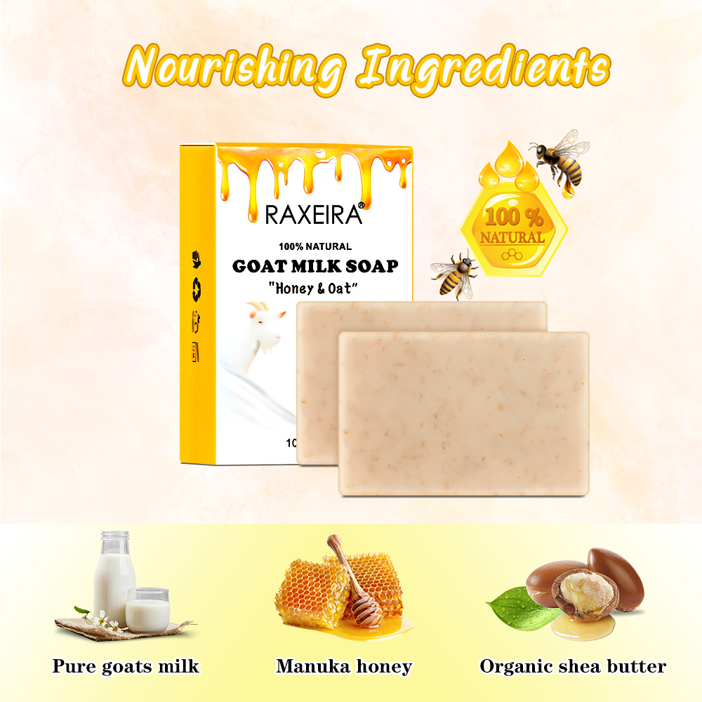 Private Label Skin Care Deep Cleansing Prevent Acne Moisturizing Handmade Soap Goats Milk Soap 100g