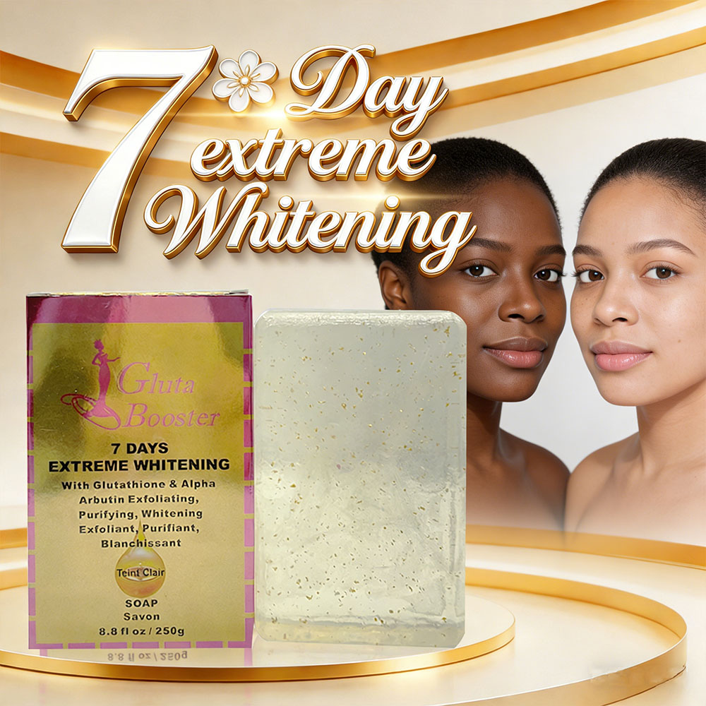 Strong Whitening Black Skin Soap Glutathione &amp; Alpha Arbutin Exfoliating Purifying Nourishing Skin Care Products