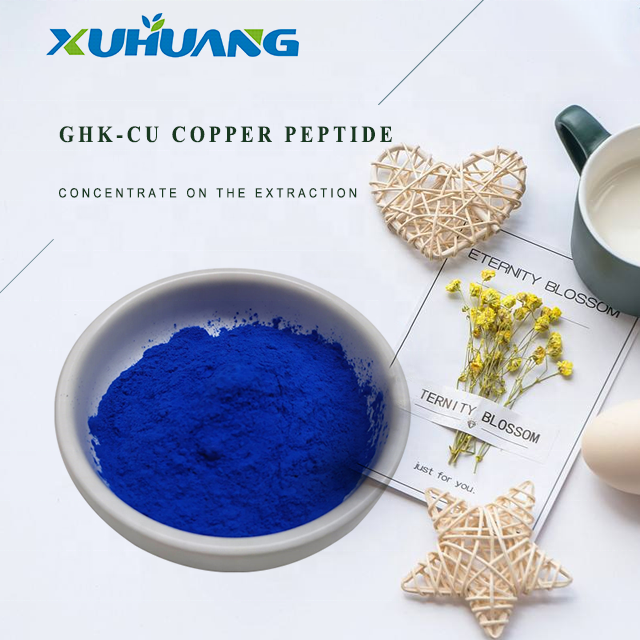 GHK Peptide Tripeptide-1 Raw Material 99% Purity CAS 49557-75-7 Cosmetic Ingredients