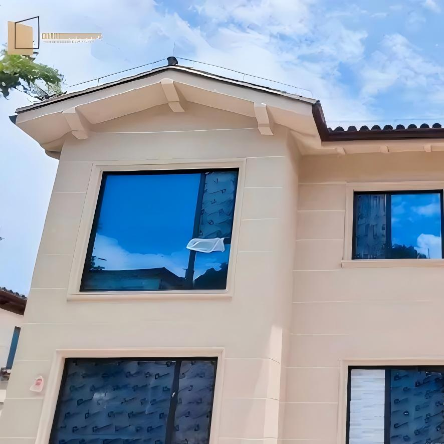 Premium Large Double Glazed Glass Windows in Aluminium for a Luxury Experience Waterproof Fixed Glass Picture Windows