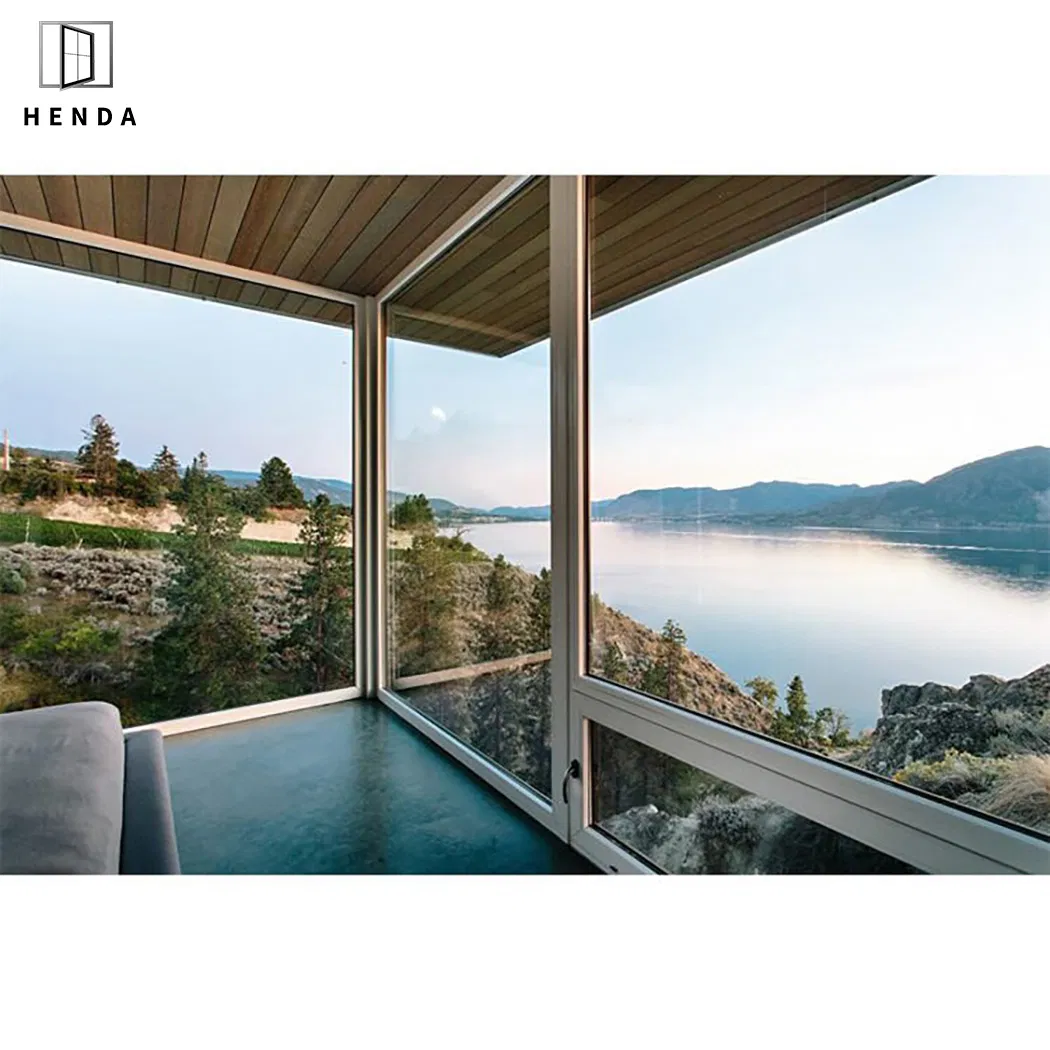 Wholesale Soundproof Standard Size Glass Profile Aluminium Bifold Window and Door Picture Windows