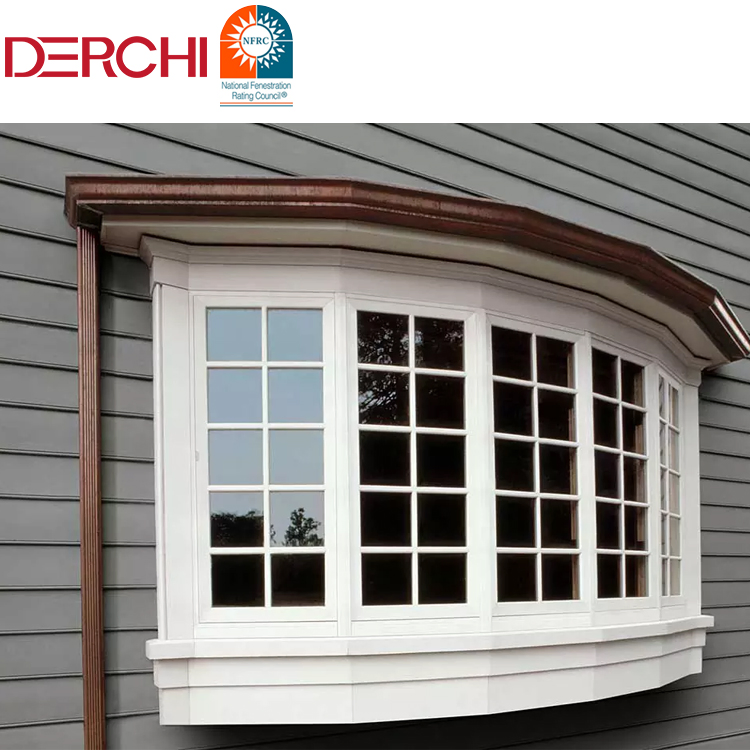 Atlanta Double Glass Windproof Bow Windows Soundproof Bay Windows for Garden