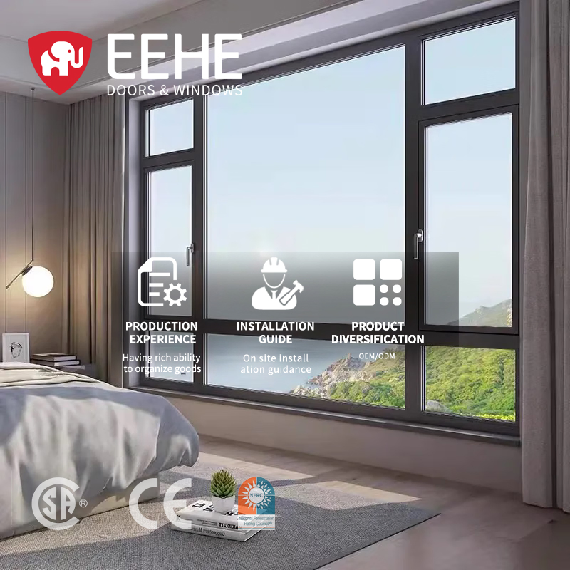 Eehe Weatherproof Aluminum Tilt and Turn Windows with Quality Hopper CE