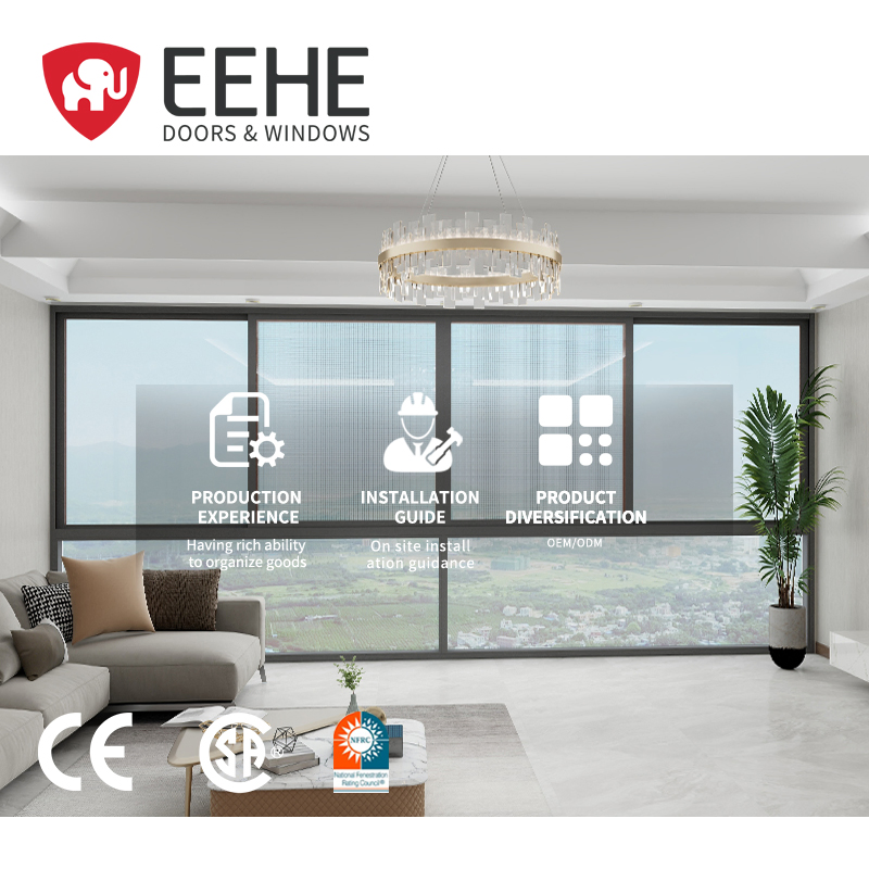 Eehe Soundproof Glass Window Sliding with Luxury Hopper Lowe