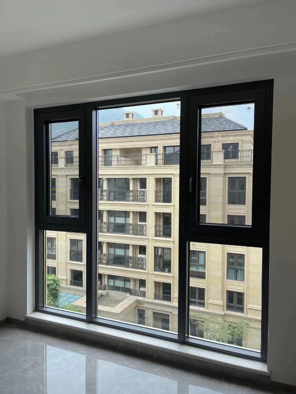 Soundproof Heat Insulation Aluminium Double Glazing Glass Inner Opening Casement Window