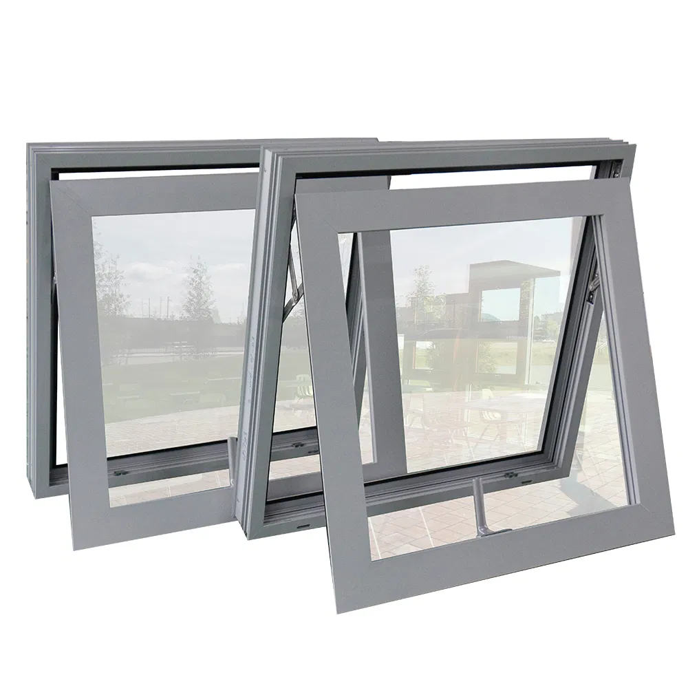 Florida Approved Hurricane Villa Home Manual Aluminum Awning Window for House