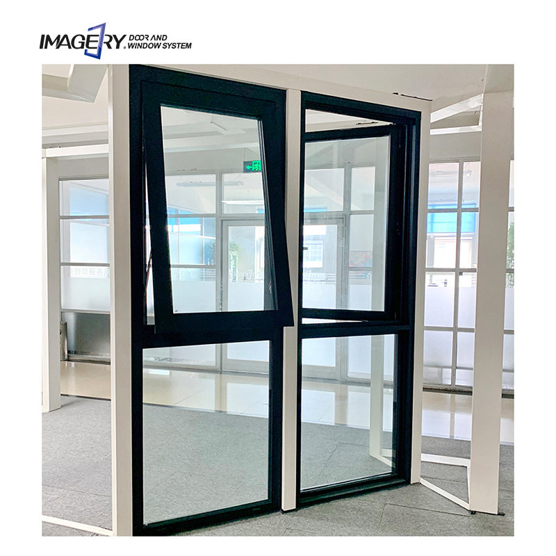 Commercial Residential Energy Efficient American Aluminum Window Hopper Top Hinged Awning Window