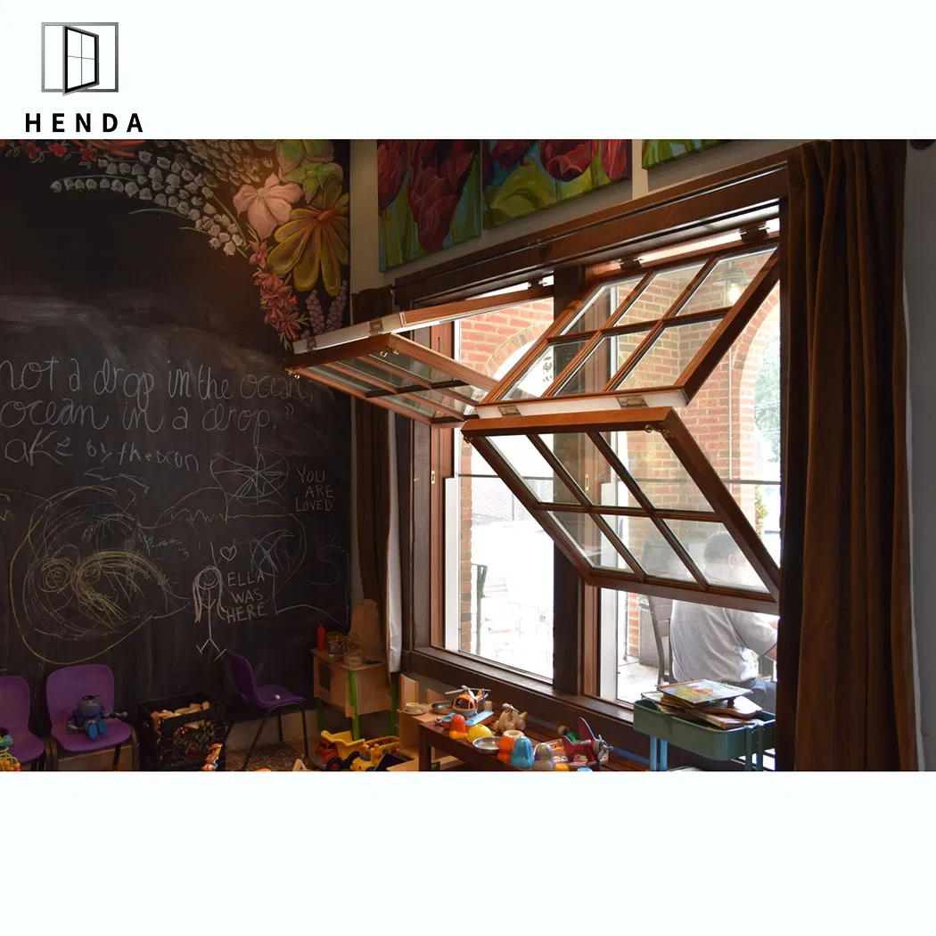 Foshan Factory Price Aluminium/Aluminum/UPVC/PVC/Metal/Glass Sliding Casement Awning Skylight Top Single/Double Hung Folding up Windows Window