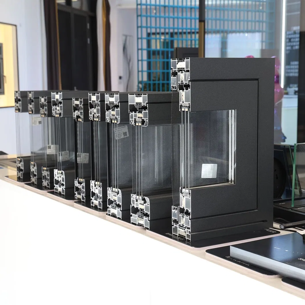 Aluminum Profile for Windows and Door Awning Horizontal Sliding Jalousie Louvre Used Aluminium Alloy Folding Glass Round Shutter Casement Door and Window