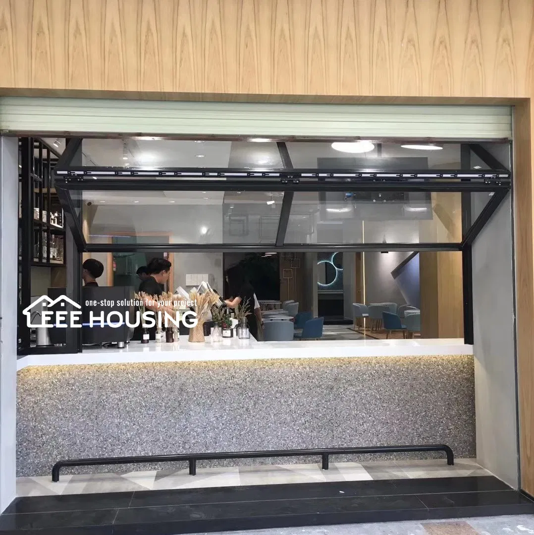 High-Quality Concession Window for Commercial Bifold Glass Window Folds up and out