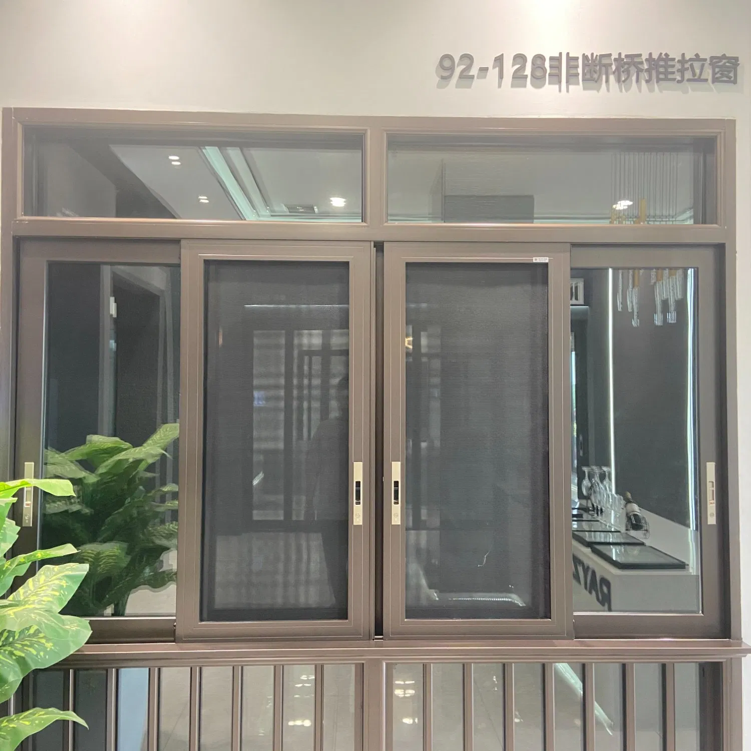 Australian Standard Awning Thermal Double Glazed Hurricane Impact Aluminum Sliding Window