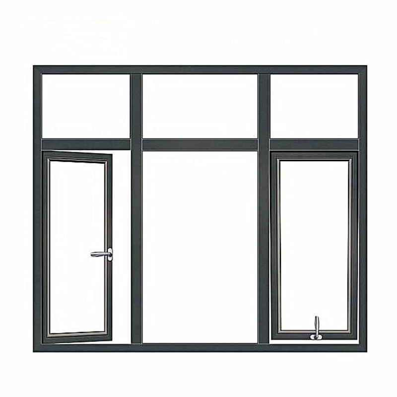 High Quality Factory Direct Sale Customizable Modern Fashion Design Soundproof Aluminium Casement Double Glazing Metal Custom Glass Window