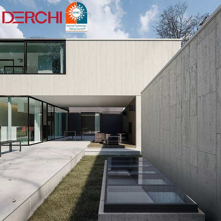 Aluminum Double Glass Skylight Roof Pivot Windows Designs