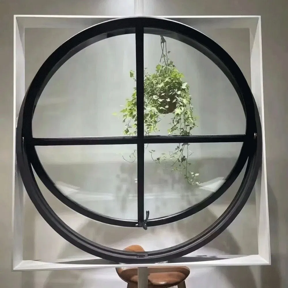 Insect-Proof Aluminum 1.4mm Profile Thickness Pivot Casement Window for Villa/Apartment