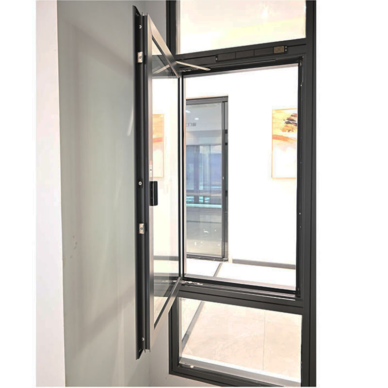 Aluminum Casement/Bay Window/Aluminium Double Glass Awning/Bow Windows with Steel Fly Screen