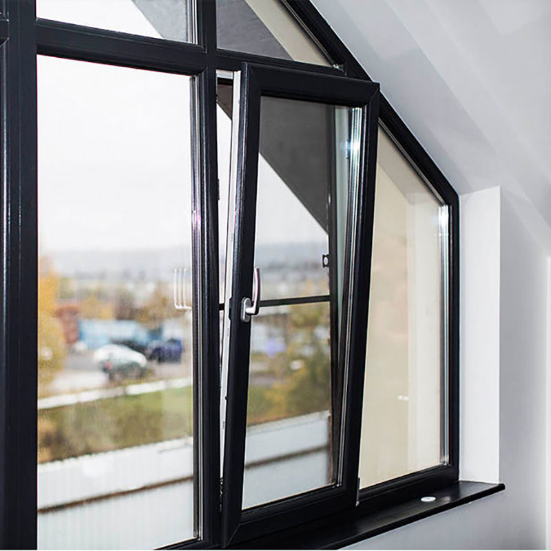 American Certificate Simple Design Triple Tempered Glass Aluminum Frame Soundproof Glazing Tilt &amp; Turn Windows