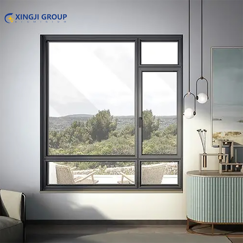 China Soundproof N/M Customization Casement Window Aluminum Glazing Windows with Cheap Price