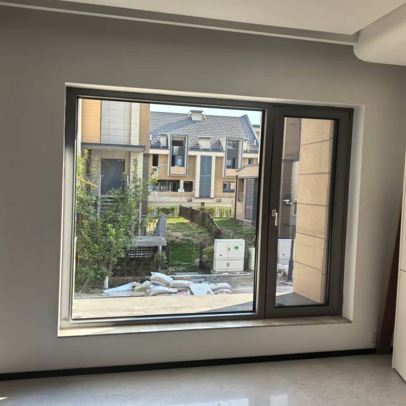 Aluminum Hopper Windows Ventilation &amp; Protective Aluminum Windows for Bedroom