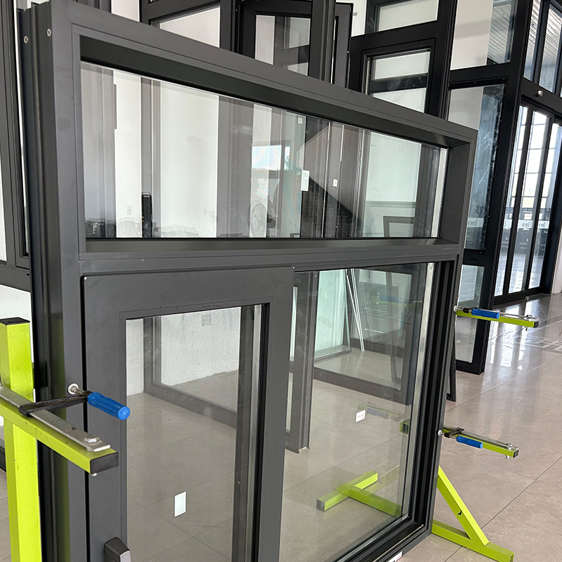 Reliable and Cheap Brown Aluminum Windows Good Price Double Hung Aluminum Windows Sliding up Aluminum Hopper Windows
