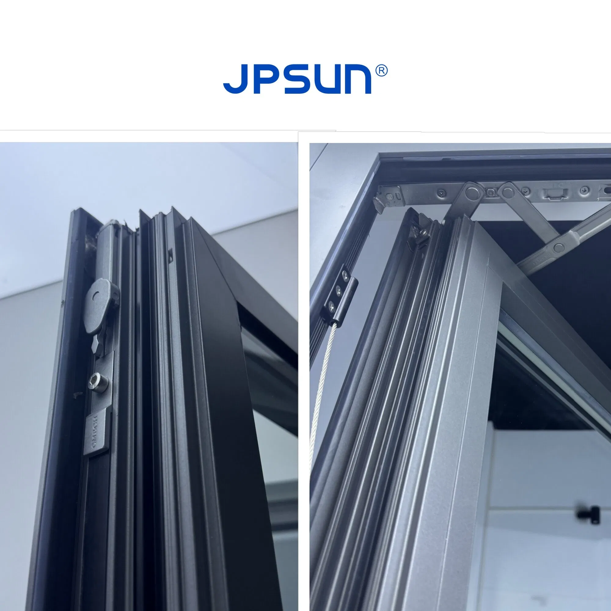 Double Glazing Aluminum Alloy Window and Door Soundproof Popular Style for House