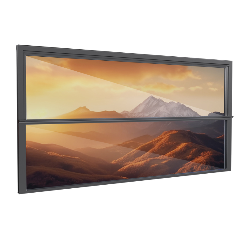 Premium Aluminum Electric Lifting Window Smart Homes Waterproof Frame and Soundproof Double Glazing Window