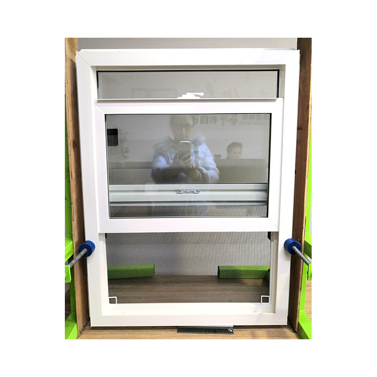 American Modern Design UPVC PVC Vinyl House Single Hung Double Hung Window