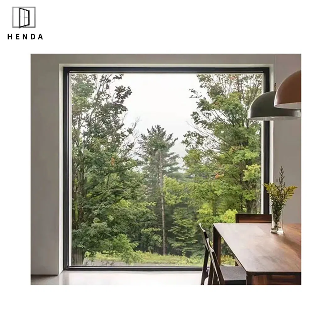 Wholesale Soundproof Standard Size Glass Profile Aluminium Bifold Window and Door Picture Windows