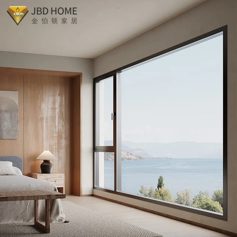 Stylish Aluminum Casement Windows with Energy-Saving Double Glazing (Soundproof)