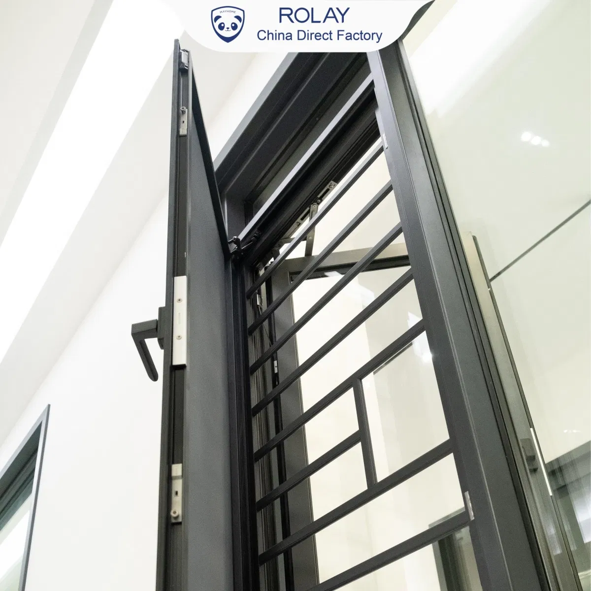 Rolay/Customized Glass Window Casement Window Children Safety Automatic Smart Control Anti-Falling Aluminium Casement Window