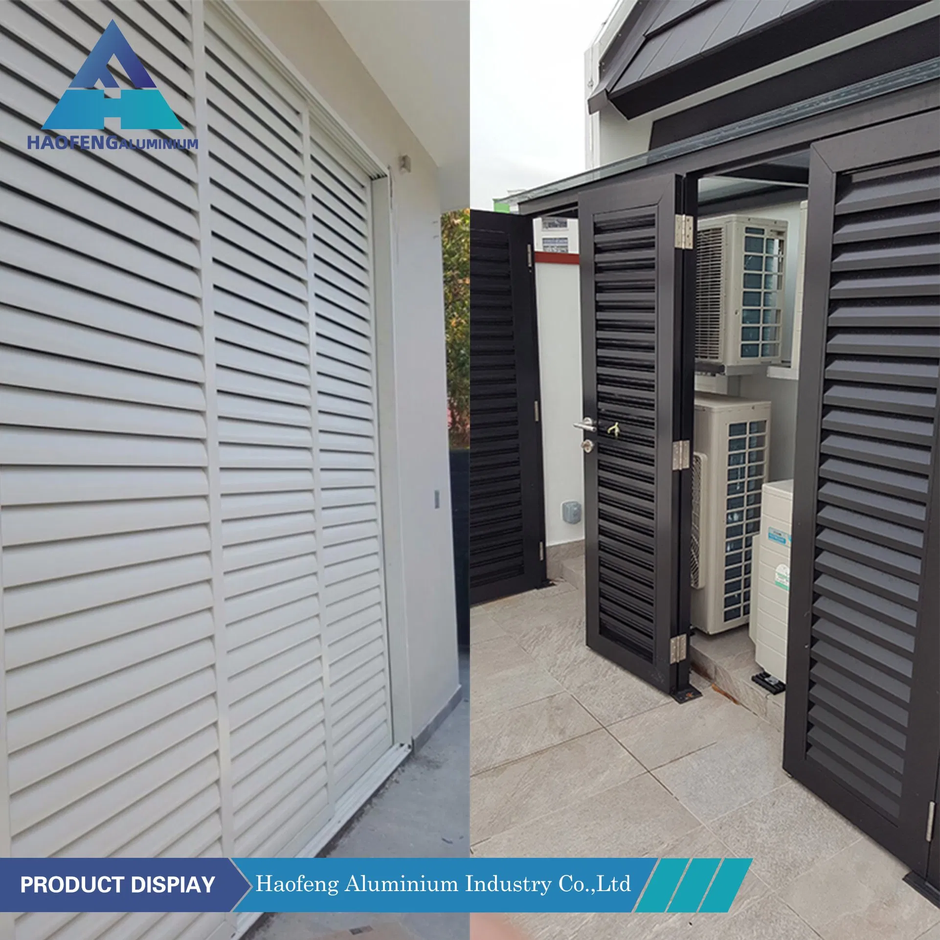 Wall Decorative External Aluminium Vertical Louvres Jalousie Windows for Sale