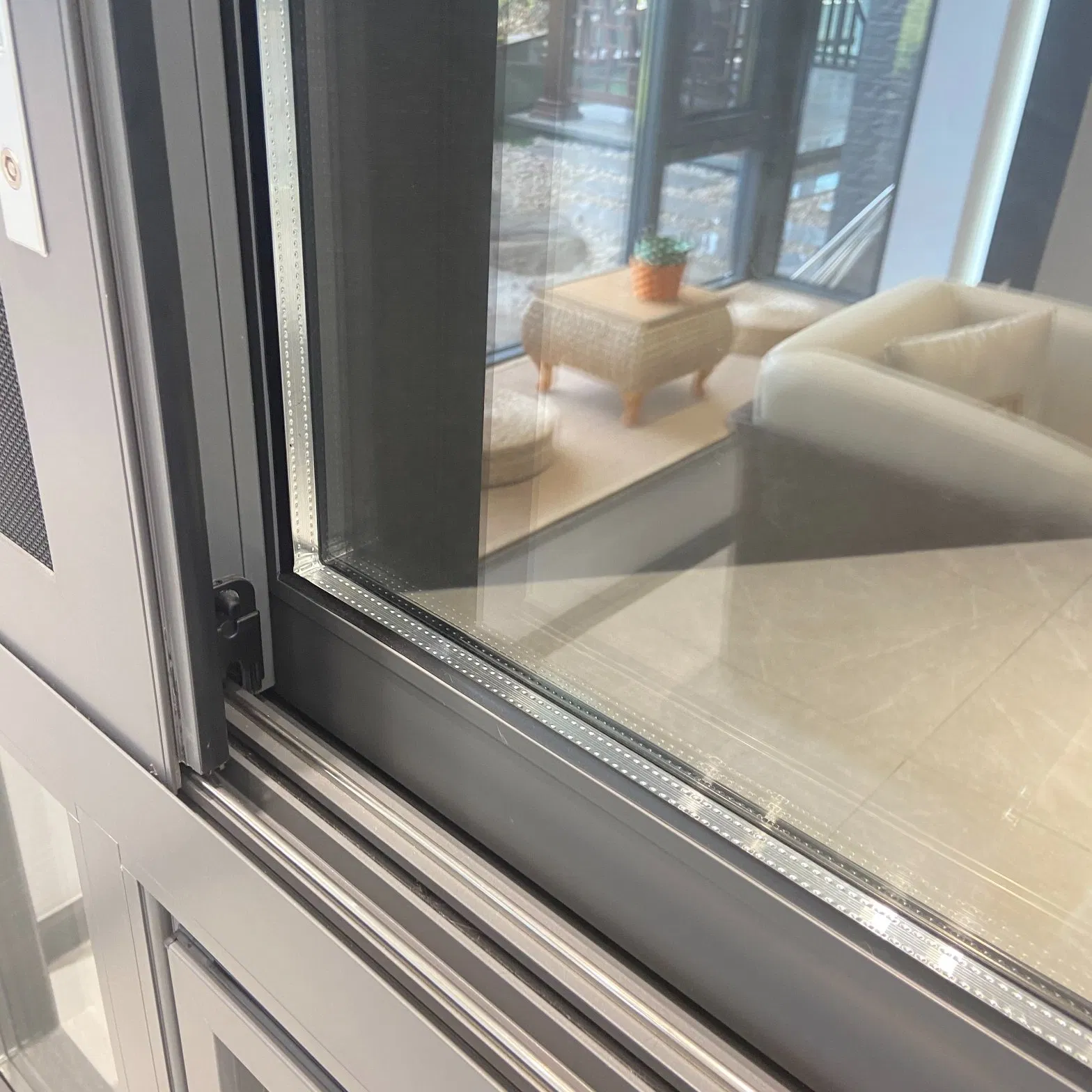 Australian Standard Awning Thermal Double Glazed Hurricane Impact Aluminum Sliding Window