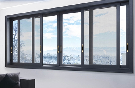 Aluminum Windows Frame Double Glazing Tempered Glass Bottom-Hinged Opening Hopper Tilt and Turn Windows