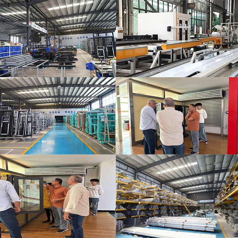 Aluminum Double Hung Window Prefabricated Doors Metal Windows Double Glazing Manufacturers Folding Open Style Vertical Opening Pattern